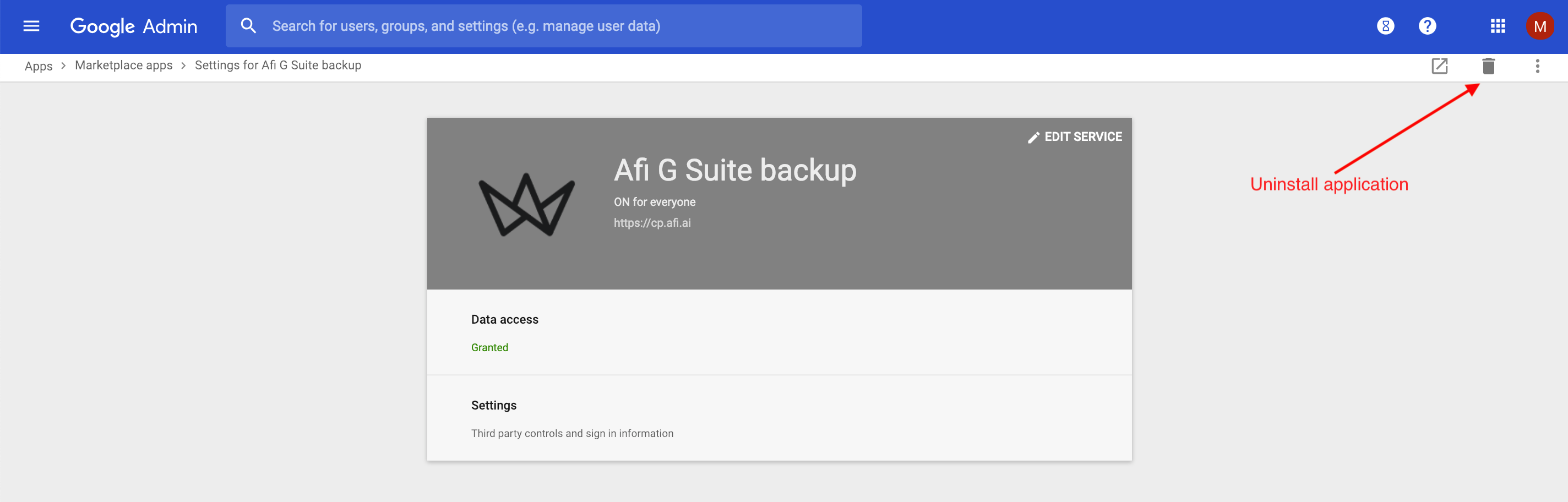 afi g suite backup